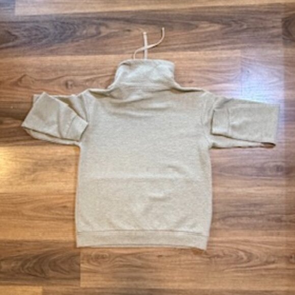 Doe and Rae Cowlneck Womens M Olive Green Front Pocket Pullover Sweater - Picture 5 of 5